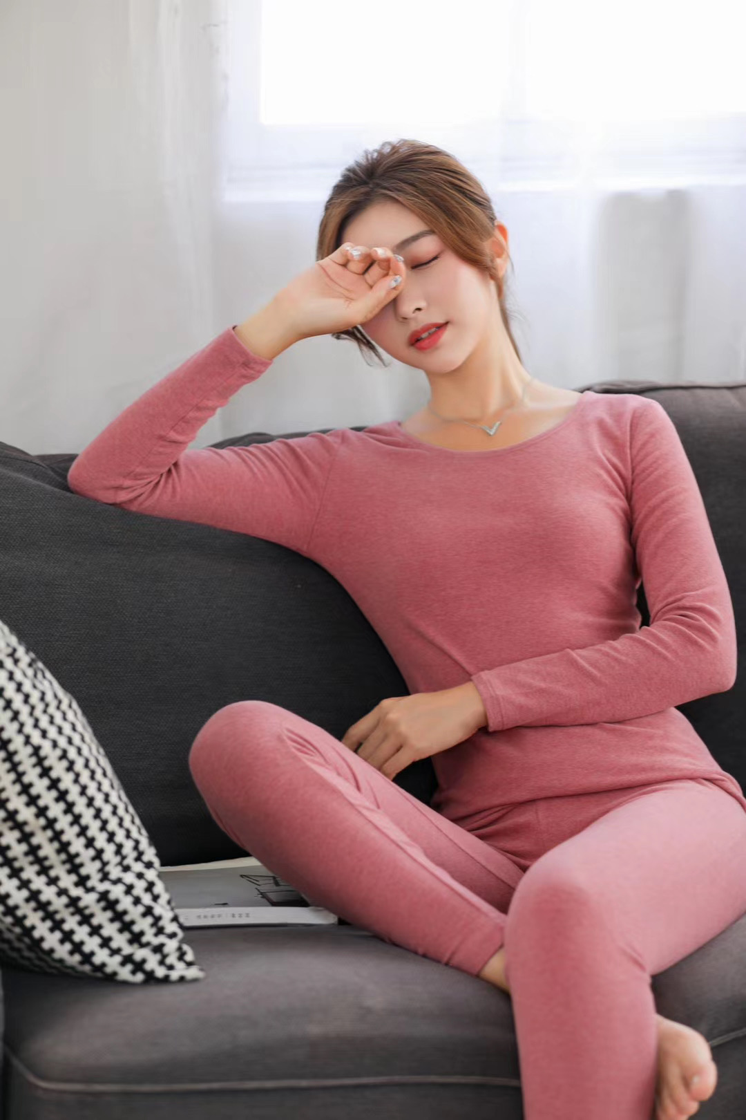 模特女裝家居服睡衣拍攝