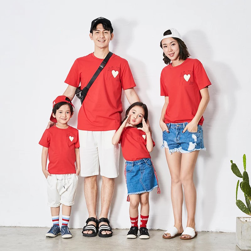 親子裝模特服裝拍攝